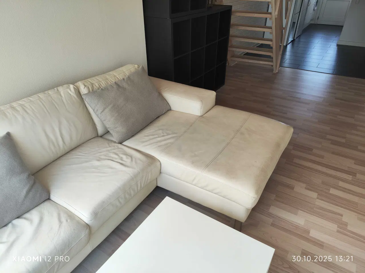 Billede 2 - Sofa hvid læder