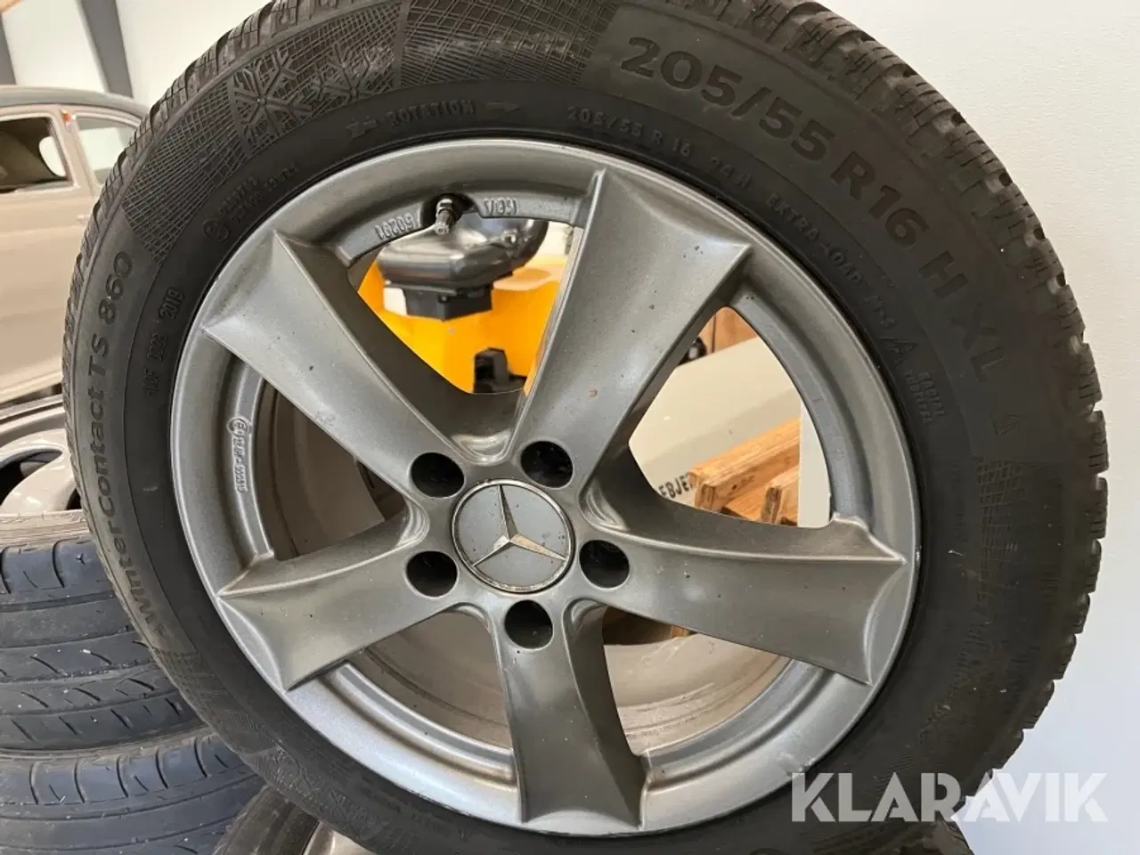 Billede 7 - Fælge med dæk til Mercedes Continental 205/55 R16 94H extra load