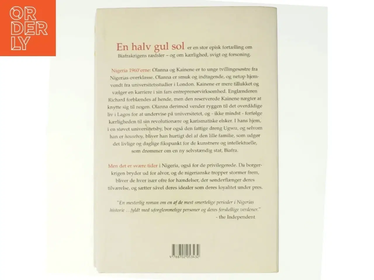 Billede 3 - En halv gul sol af Chimamanda Ngozi Adichie (Bog)