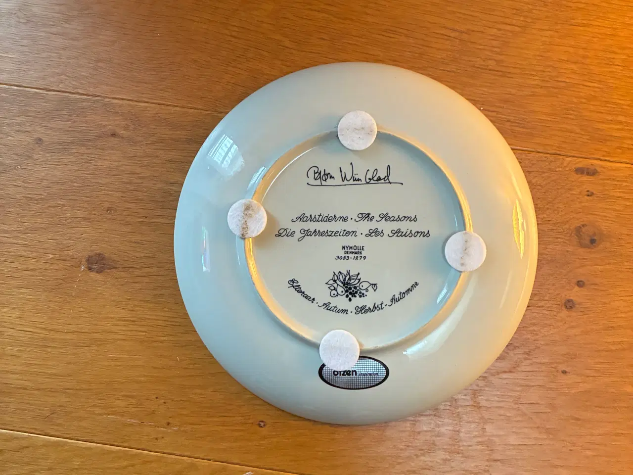 Billede 2 - Bjørn Wiinblad Platte - "Efterår"