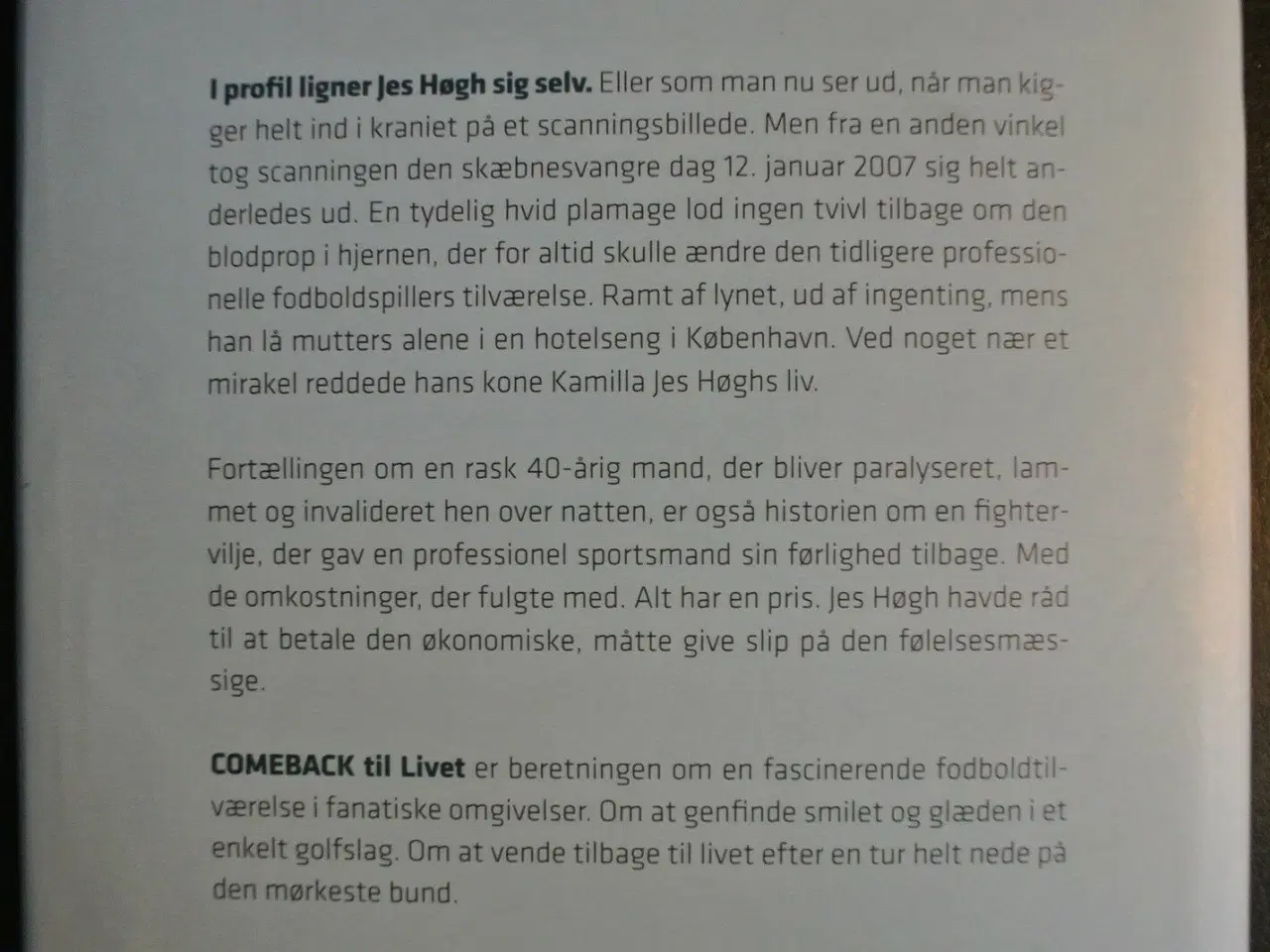 Billede 3 - jes høgh - comeback til livet, af kurt lassen