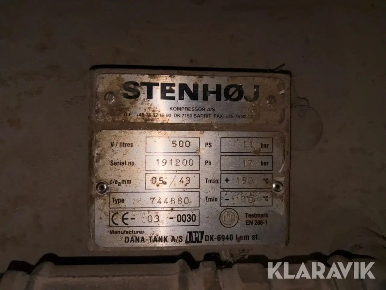 Billede 11 - Kompressor Stenhøj PL75-500 type: 744880