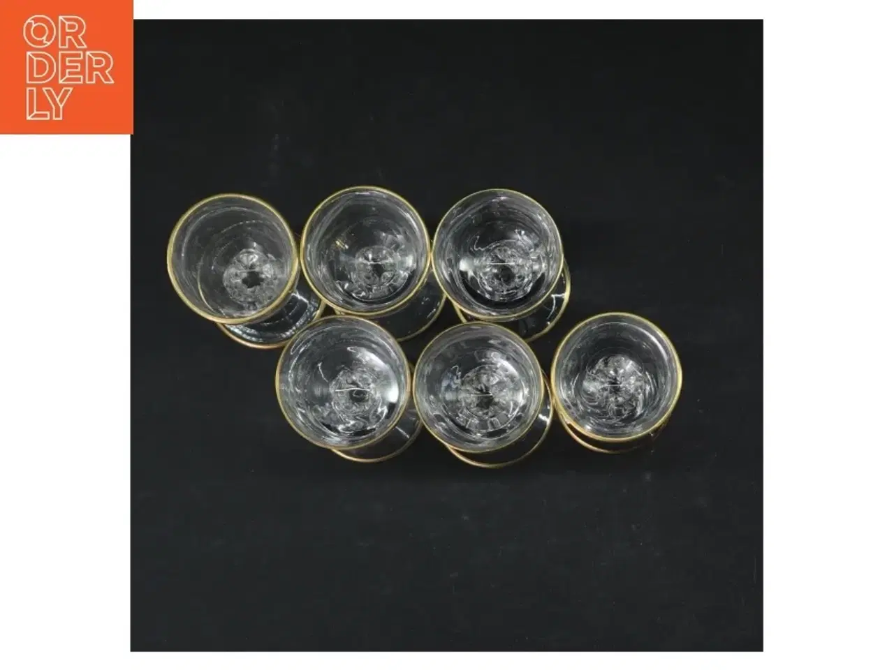 Billede 3 - Sæt af seks krystal champagneglas (str. Ø. 5 cm. længde, 9 cm)