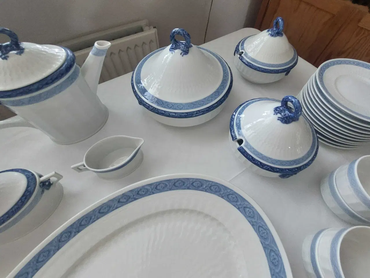 Billede 3 - Blå Vifte Royal Copenhagen Spisestel