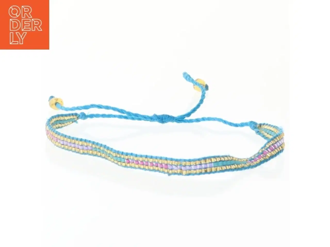 Billede 5 - Håndlavet armbånd i perler (str. 26 cm)