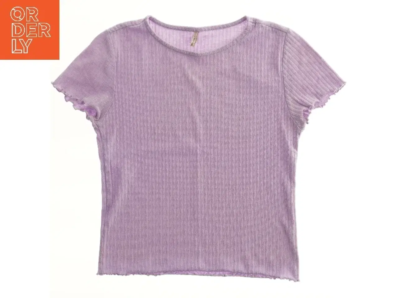 Billede 1 - Lilla T-shirt med korte ærmer fra Only (str. 164)