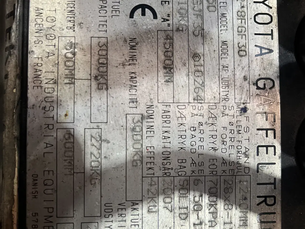 Billede 3 - Toyota tonero 3,0 SAS