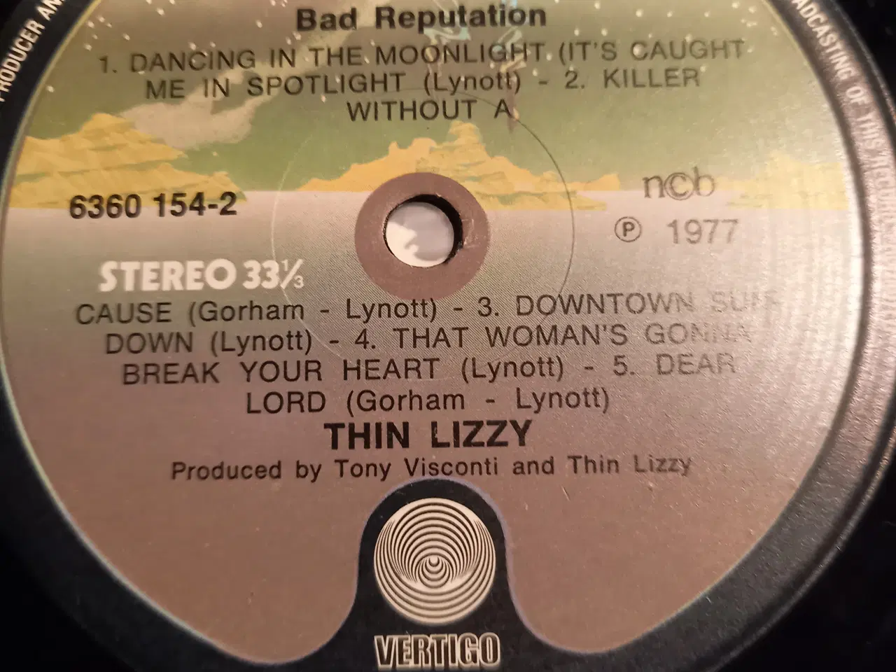 Billede 4 - Thin Lizzy Bad Reputation Vinyl