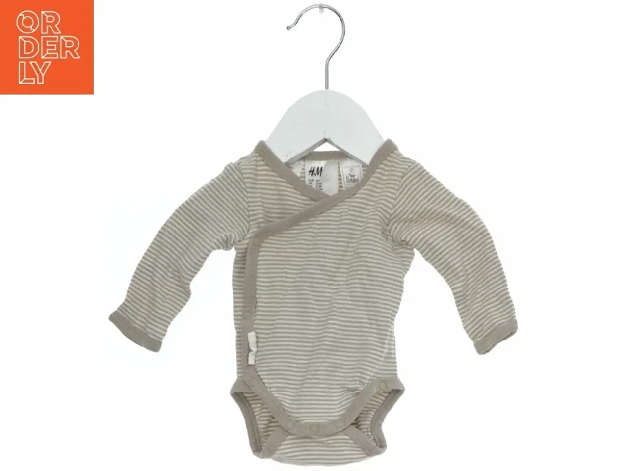 Billede 1 - Stribet bodystocking med lange ærmer fra H&M (str. 50)