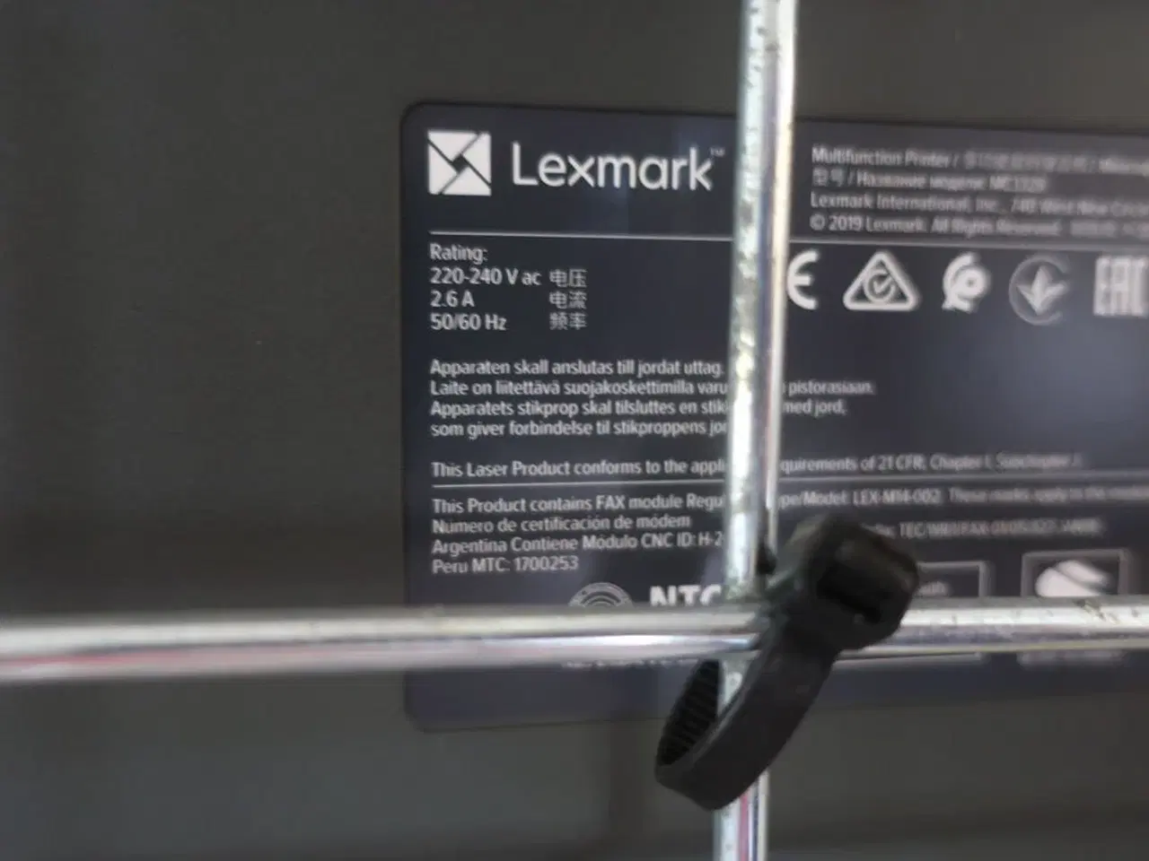Billede 3 - Multifunktionsprinter LEXMARK MC3326