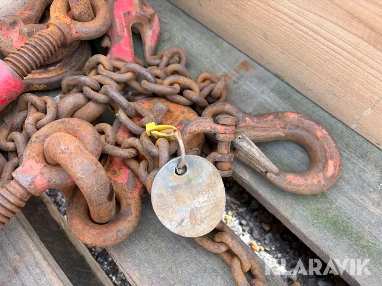 Billede 8 - Surringsskralder og kædeslængder samlet lot