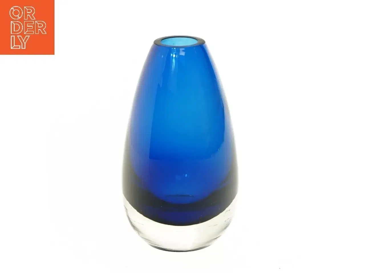 Billede 1 - Riihimäen glasvase (str. 16 cm)