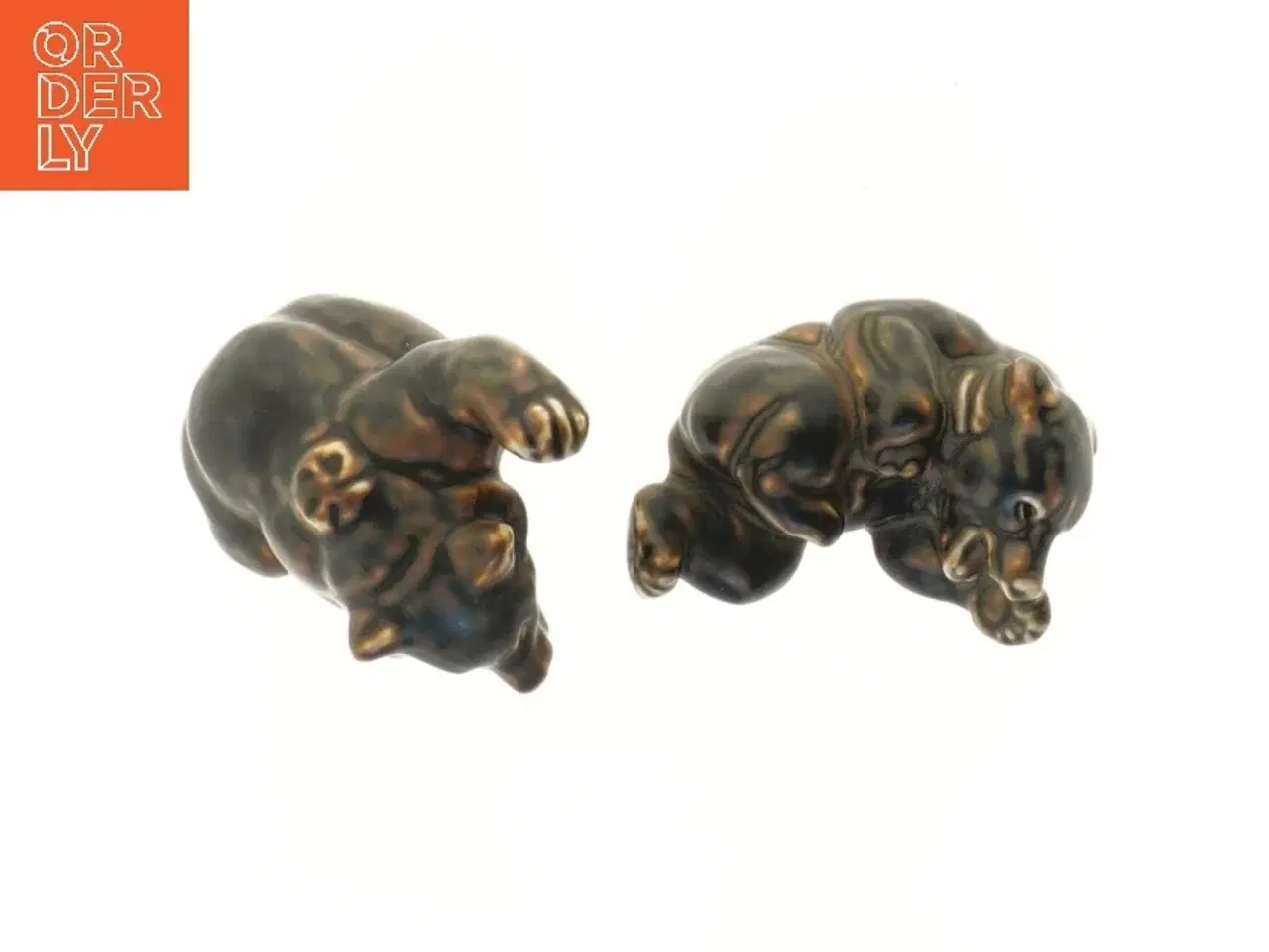 Billede 3 - Royal Copenhagen bjørneunger stentøj (str. 9 cm)