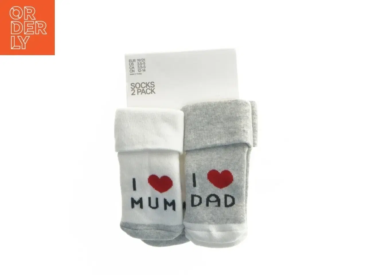 Billede 1 - Baby sokker- 2 pak fra H&M (str. 21 )