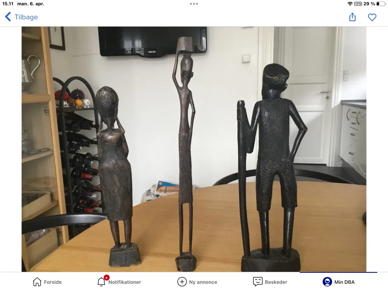 Billede 2 - Afrikansk figur