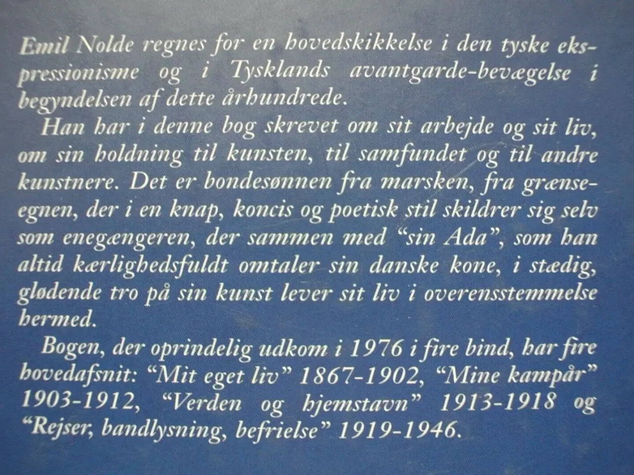 Billede 4 - mit liv - erindringer, af emil nolde