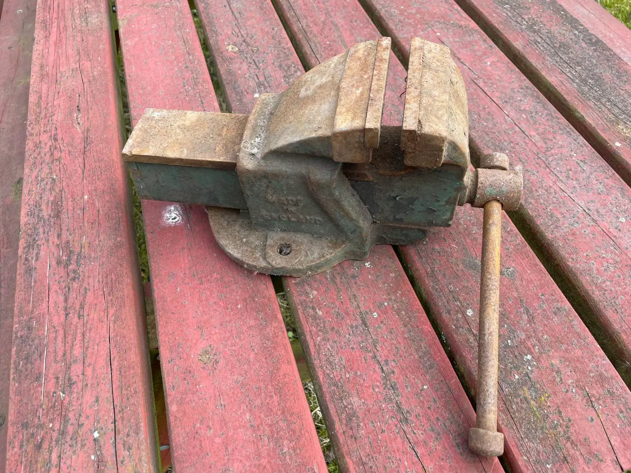 Billede 2 - 5 stk. Record og Matador stål skruestik 