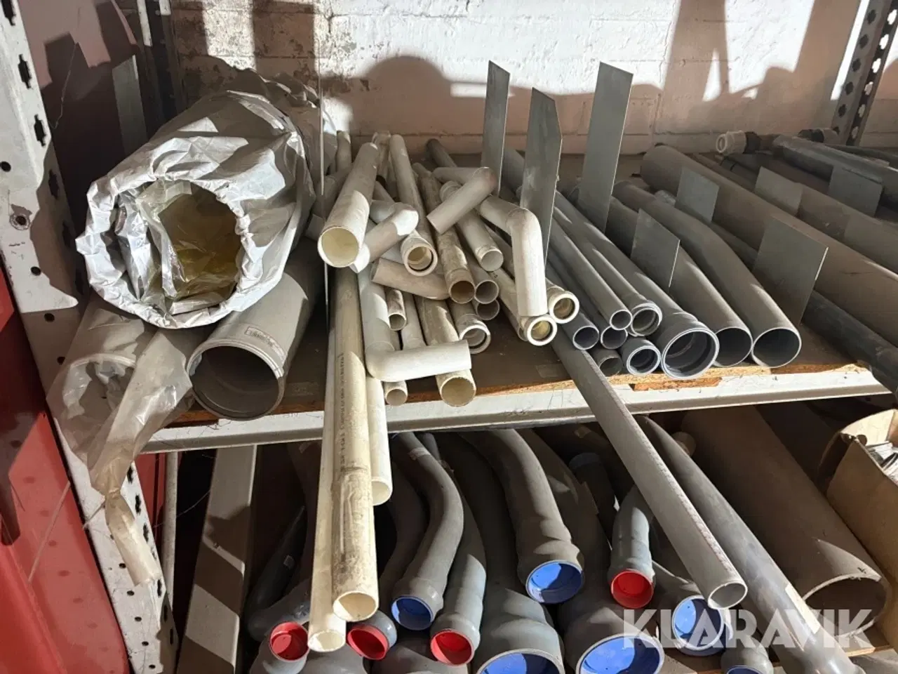 Billede 4 - Blandet lot assorteret rør pvc/stål