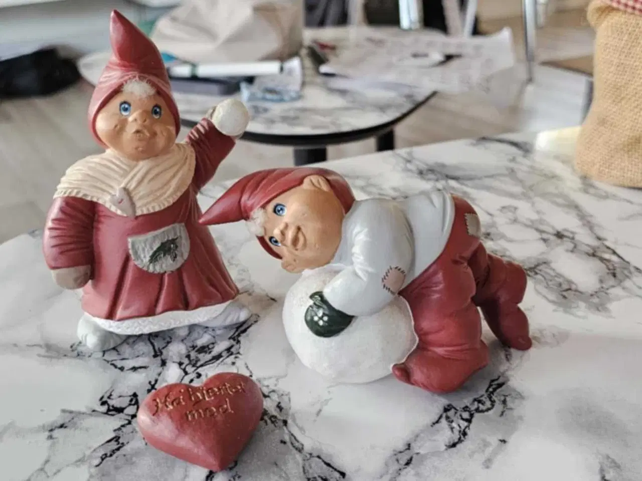Billede 1 - Klarborg / Trip Trap nisse årsnissepar Villads og 
