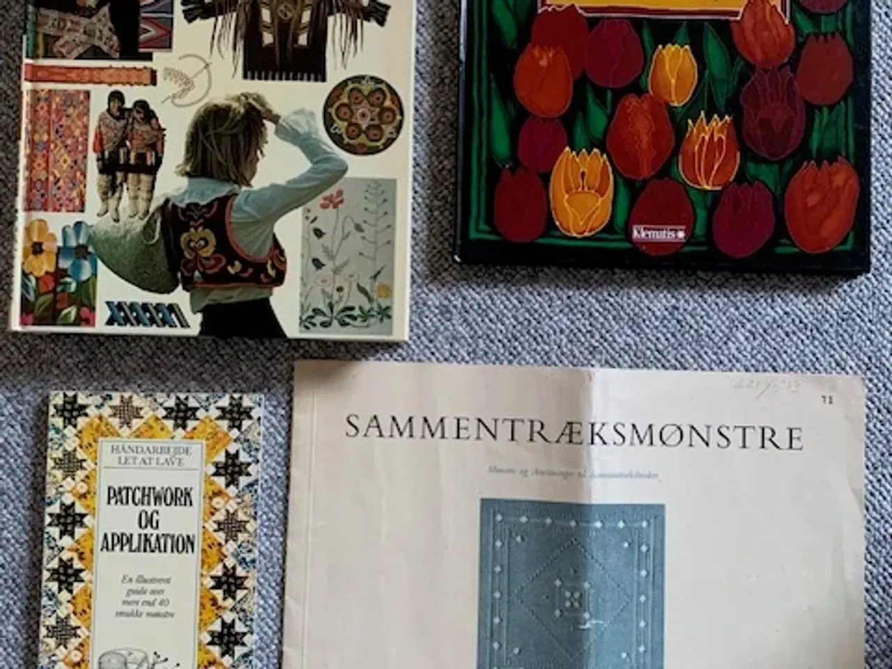 Billede 1 - Patchwork Sammentræksmønstre Broderi Silkemaling