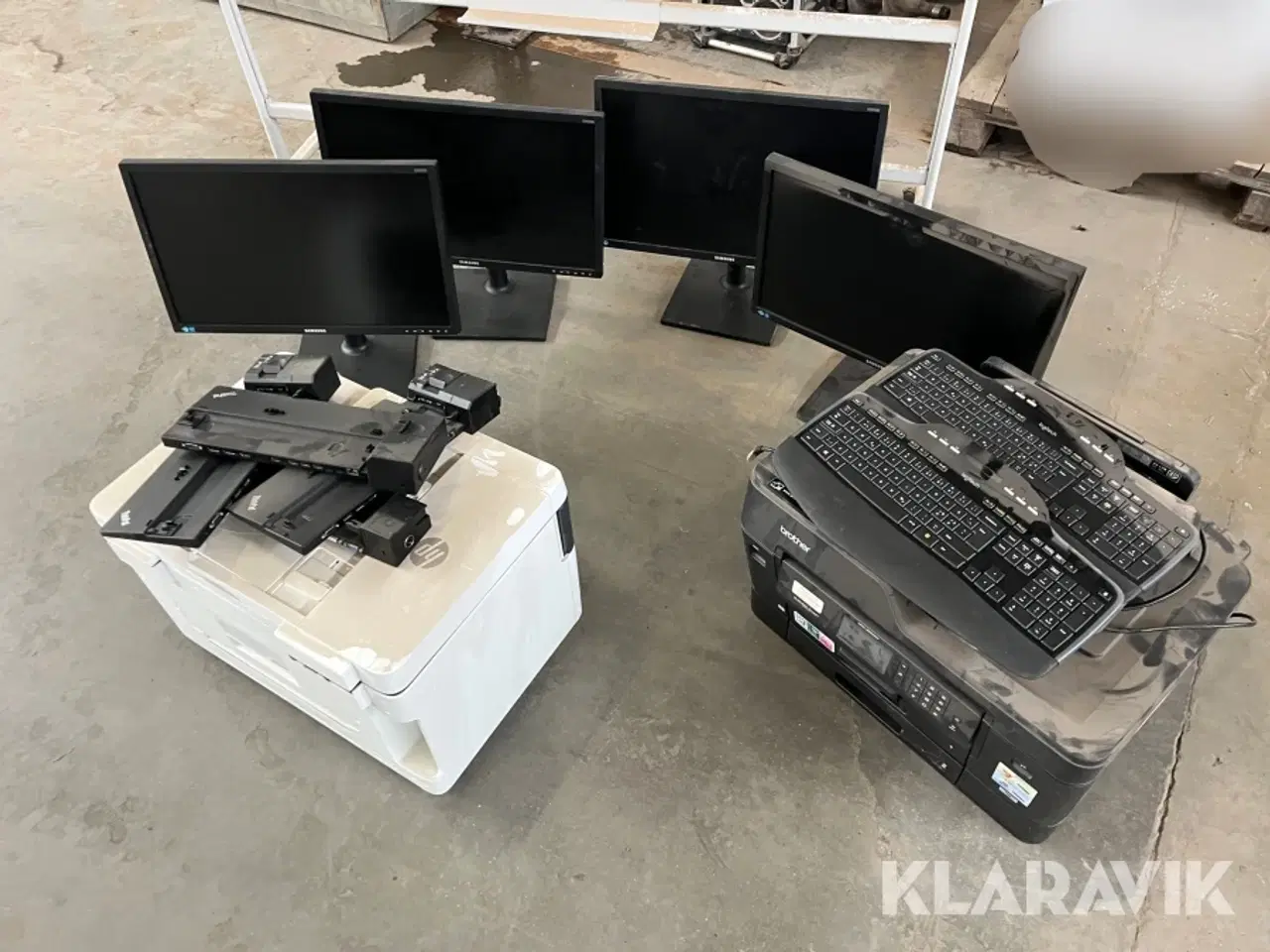 Billede 2 - Lot - skærme, tavle og tastaturer