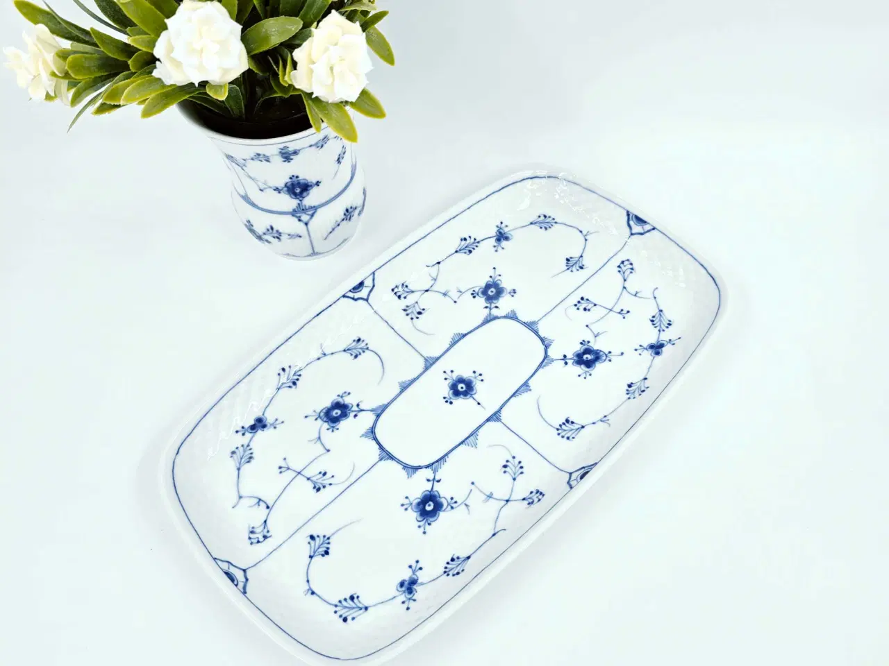 Billede 5 - Musselmalet B&G Bakke Blåmalet porcelæn 