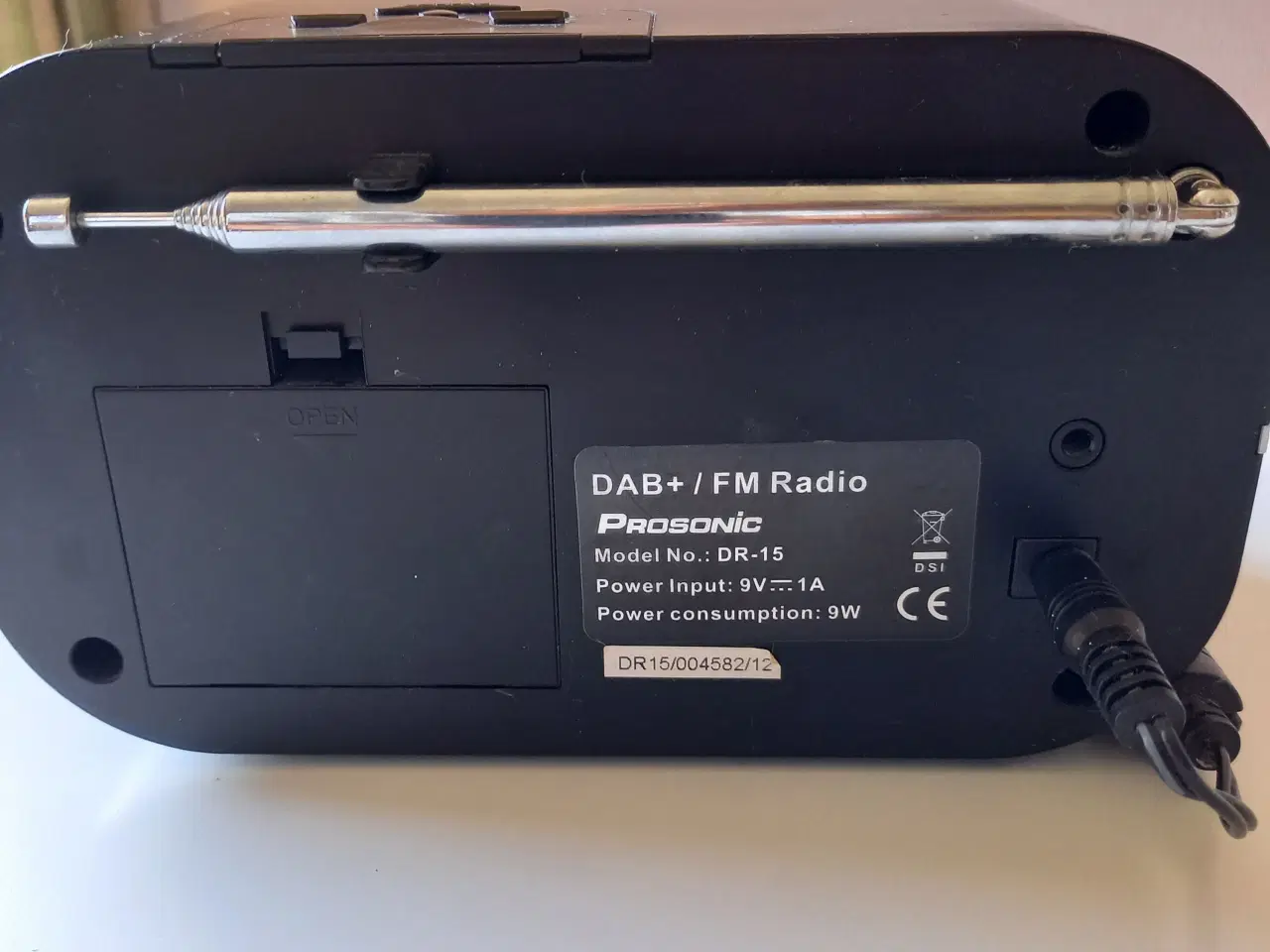 Billede 4 - Prosonic DAB+ digital radio med FM og clockradio