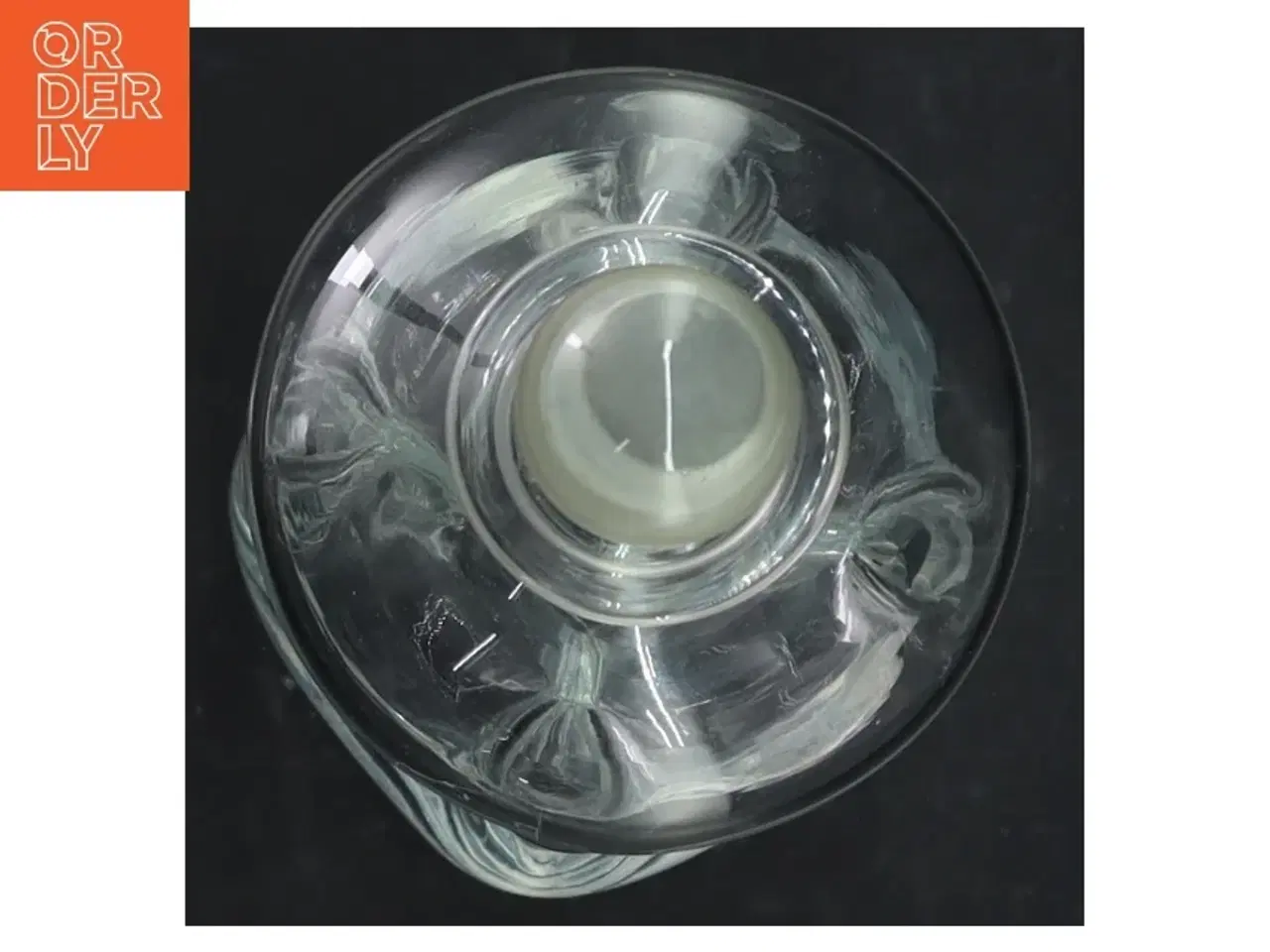 Billede 4 - Glas karaffel med prop, klukflaske (str. 21 cm. 7 cm i diameter)