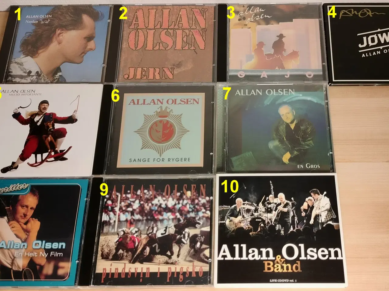 Billede 1 - Allan Olsen / Dalton CD'er: 11 Titler