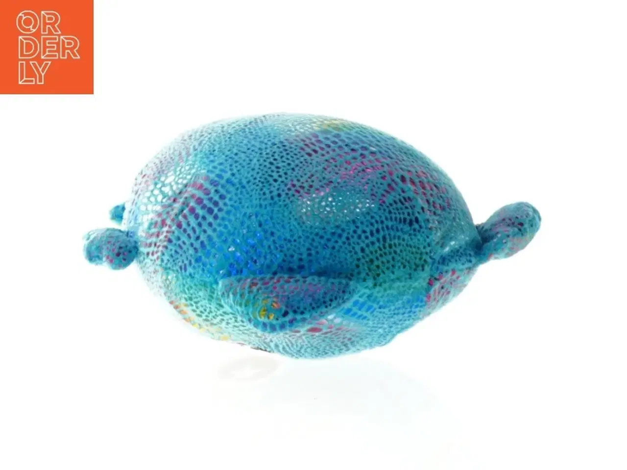 Billede 5 - Farverig plys skildpadde (str. 20 x 18 cm)