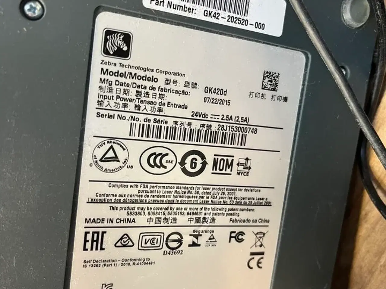 Billede 7 - Betalingsterminal, Stregkodescanner, 2 Printere + Ruller, 5G Router