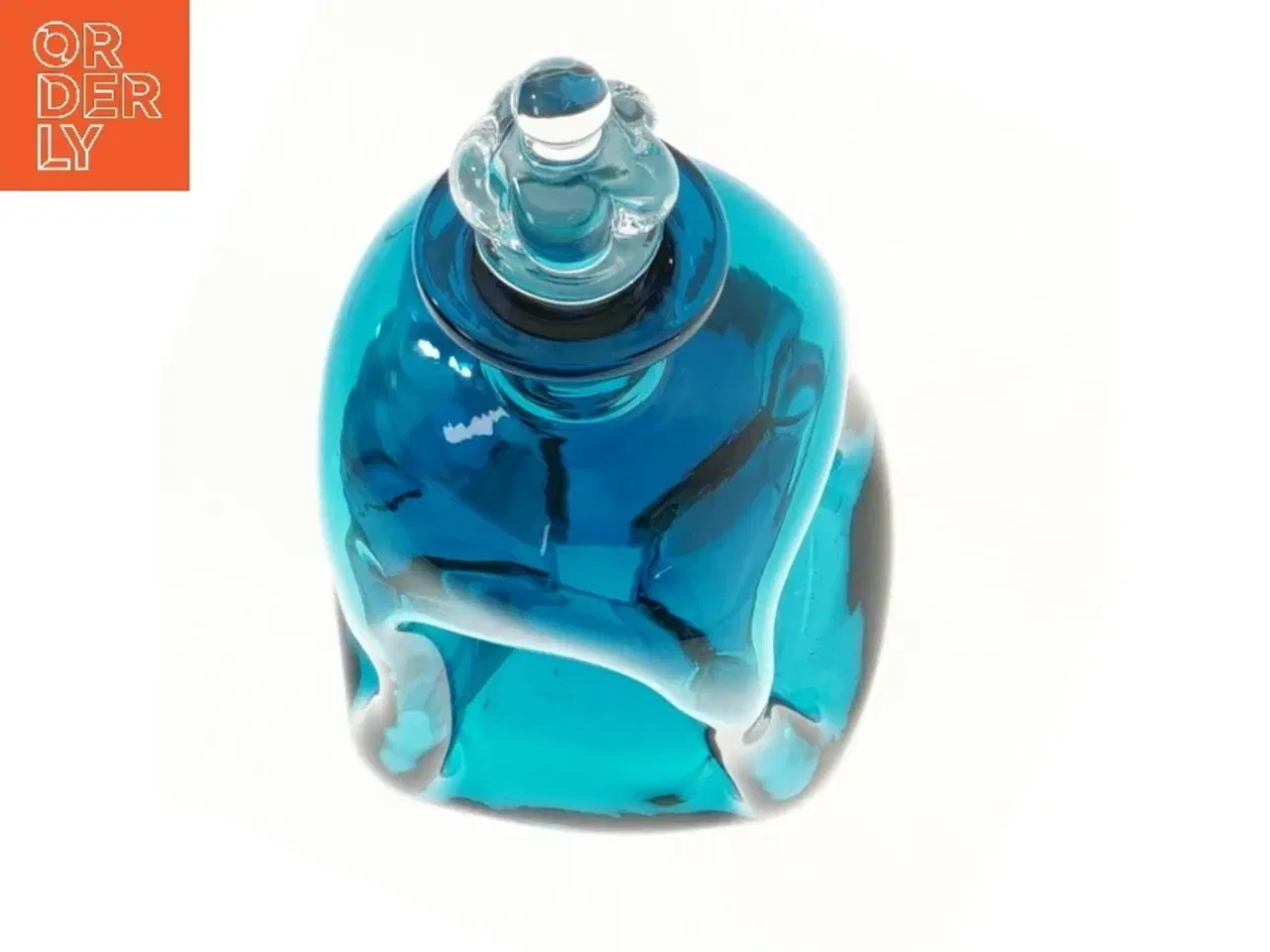 Billede 2 - Blå kluk flaske med prop (str. 27 cm)