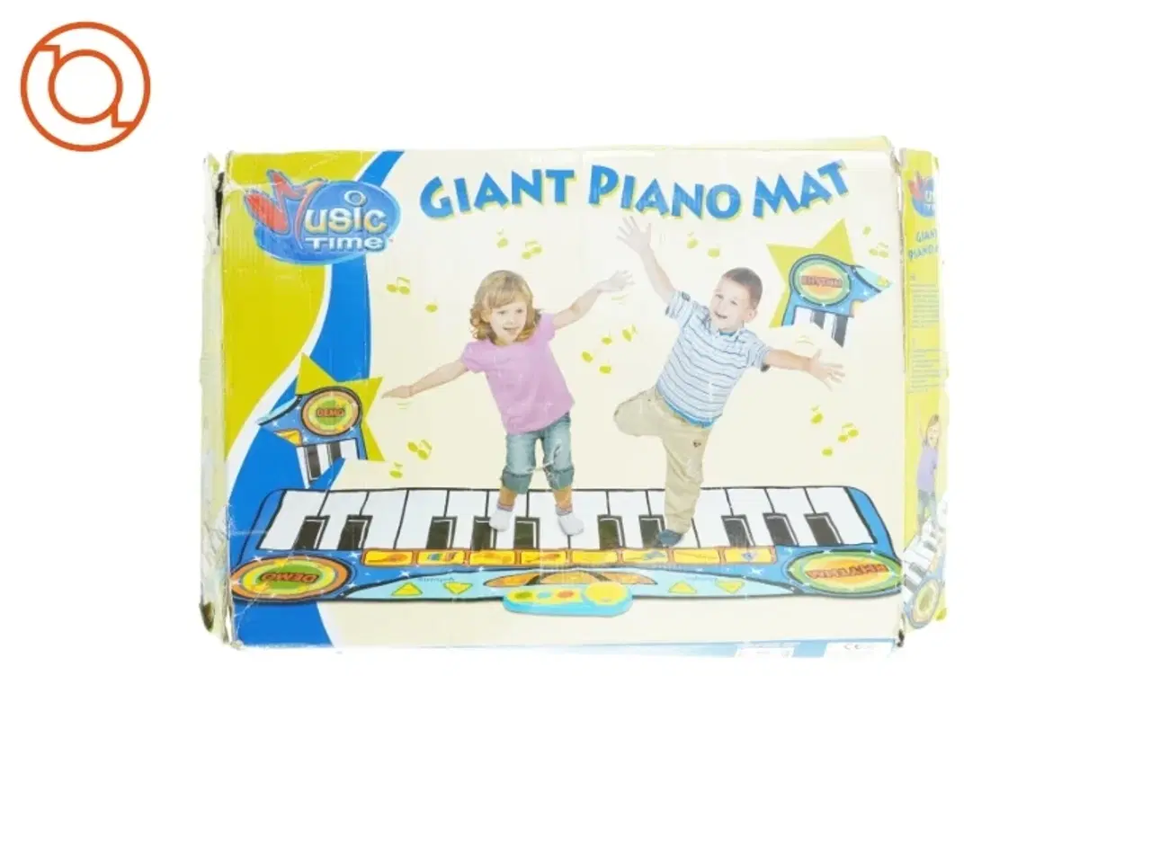 Billede 1 - Klaver, Giant piano mat fra Music Time (str. 55 x 40 cm)