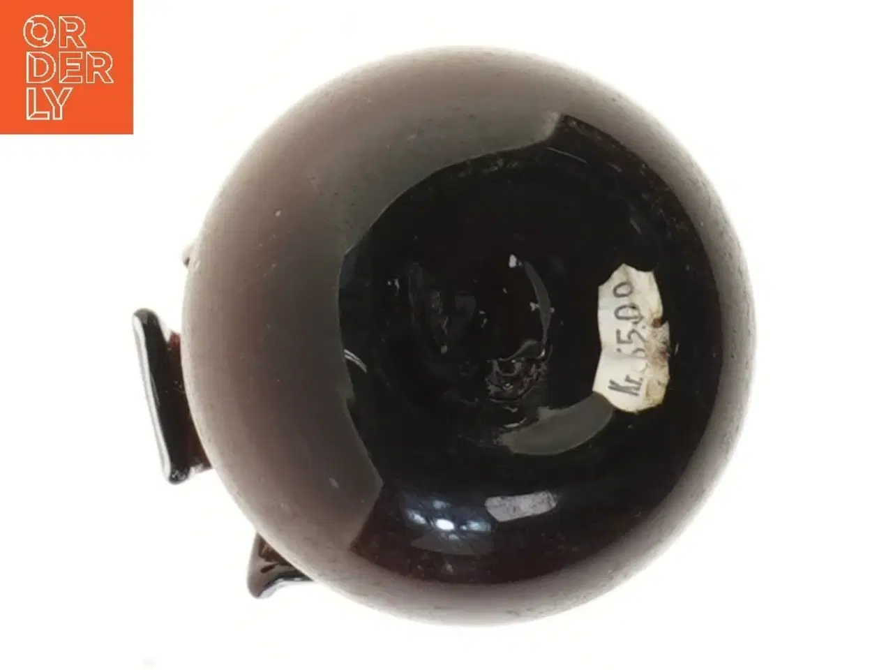 Billede 2 - Brun vase med unik form (str. 16 cm)