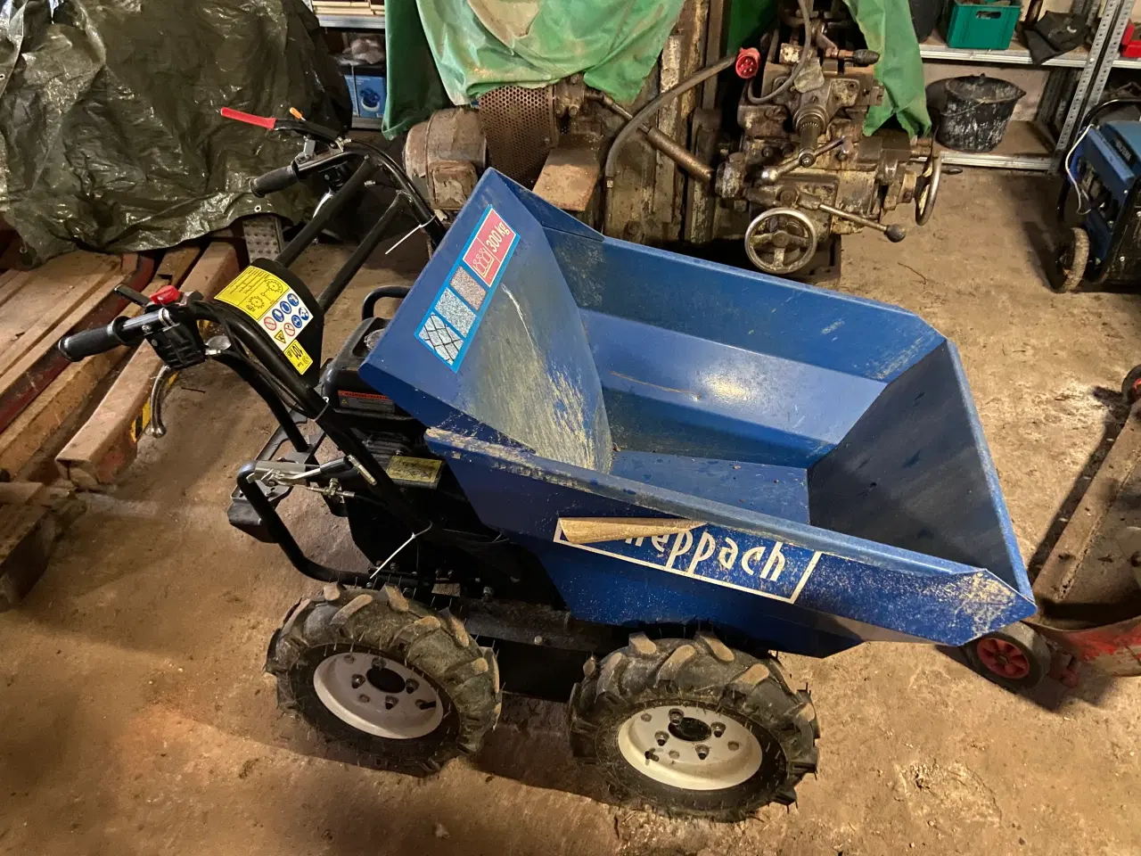 Billede 1 - Scheppach motorbør 300 kg.