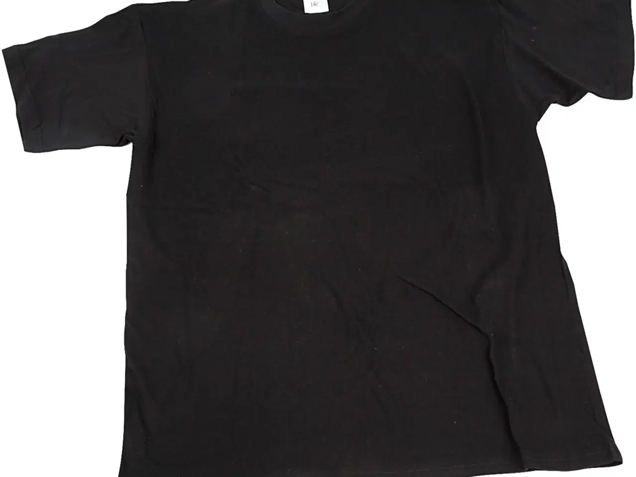 Billede 1 - Børne T-shirt i sort, str. 7-8 år, 100% bomuld