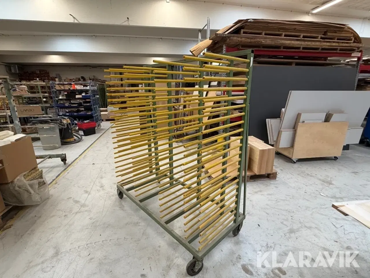 Billede 1 - Pladetørringsvogn / tørrestativ 2 styk.