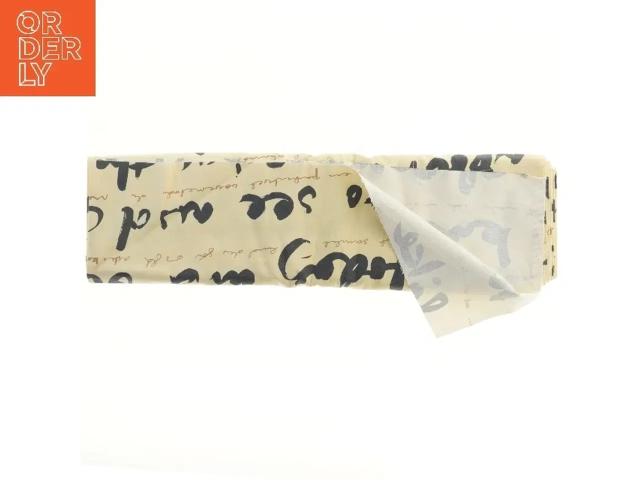 Billede 2 - Stof med skriftmønster