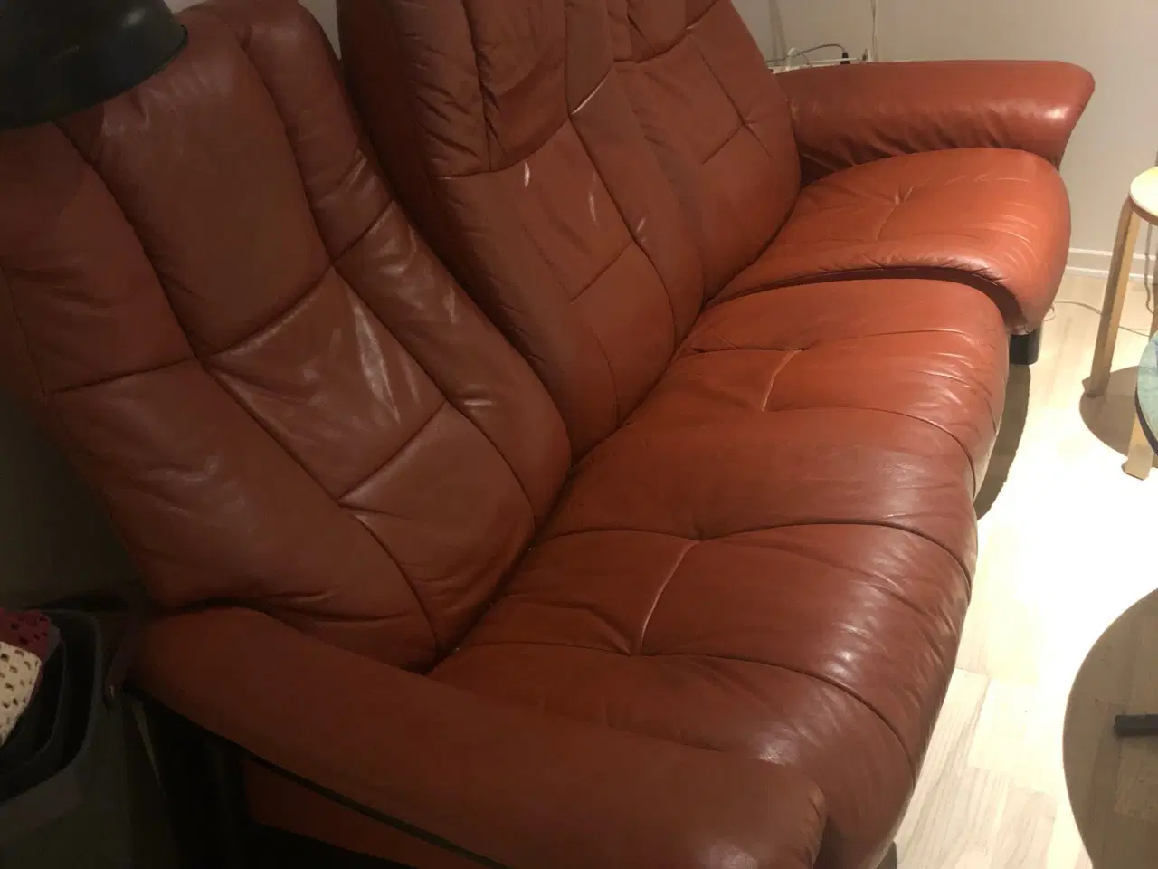 Billede 2 - 2 og 3 personers læder sofa 