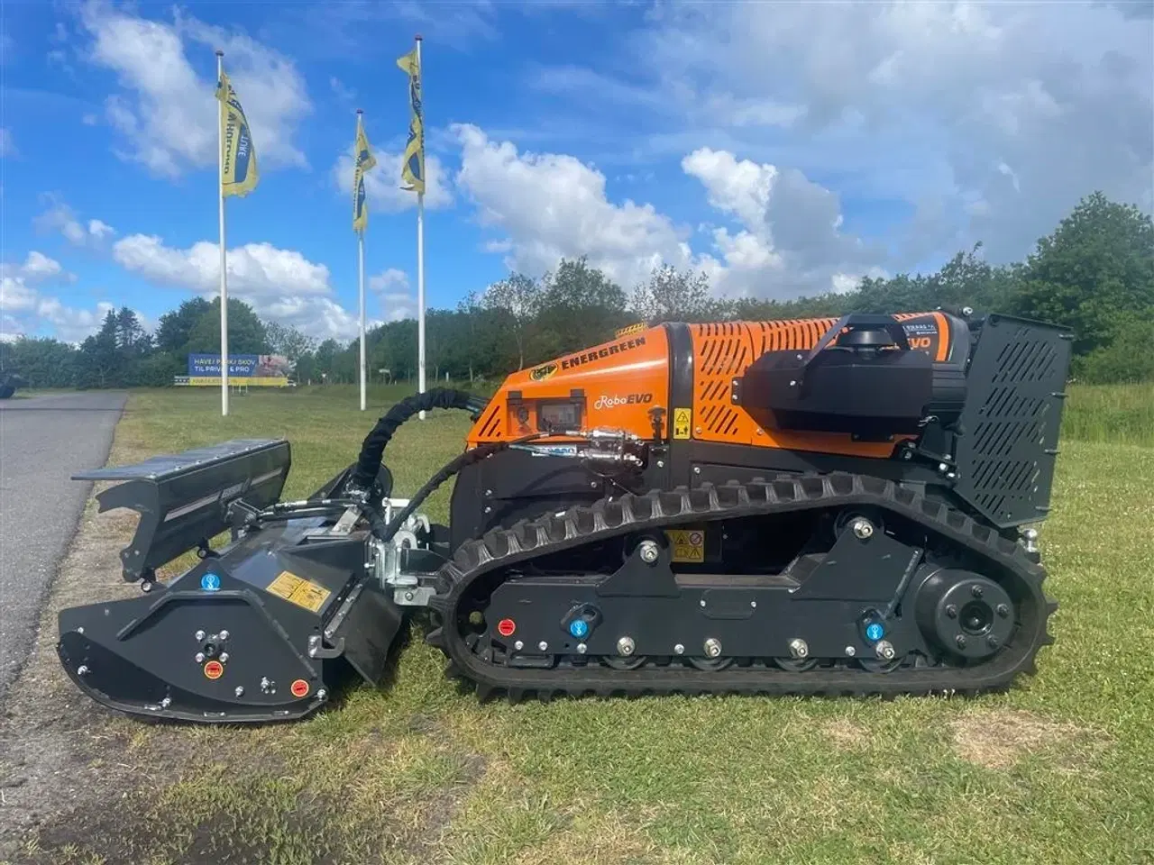 Billede 4 - Energreen RoboEVO Inkl. 130cm slagleklipper og Warn el-spil