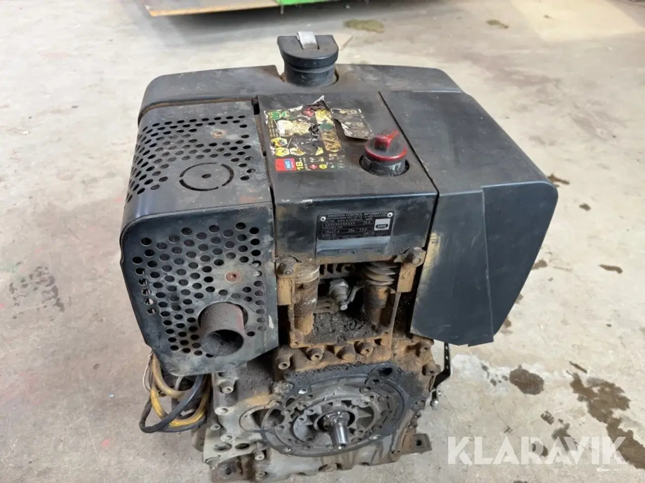 Billede 2 - Dieselmotor Hatz 1B 40T6 med elstart