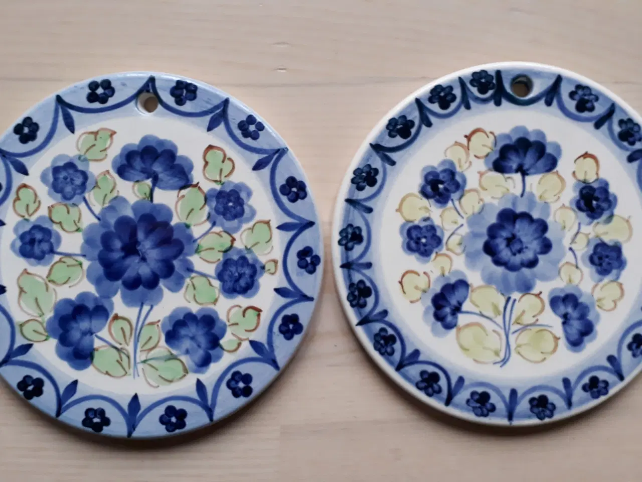 Billede 2 - 7 gamle håndmalede Polske Platter