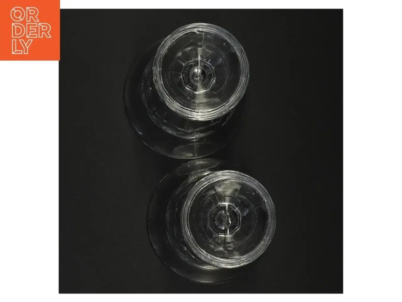 Billede 4 - 2 Glasskåle til desserter (str. 14 x 10 cm)