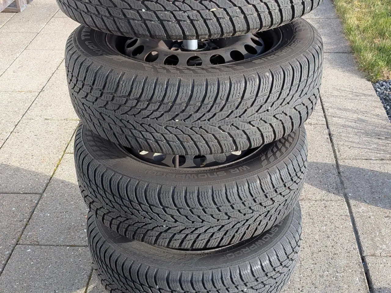 Billede 5 - Nokian vinterdæk på stålfælge 185/65R15