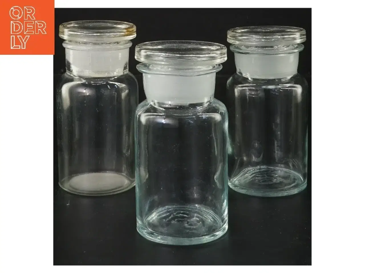 Billede 1 - Glasbeholdere med låg (str. 11,5 cm)