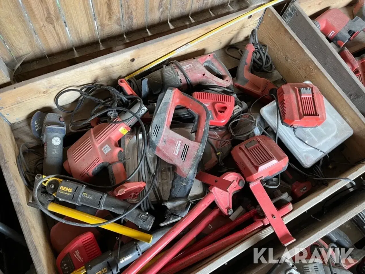 Billede 1 - Håndværktøj Hilti/Milwaukee/Rems - 1 palle