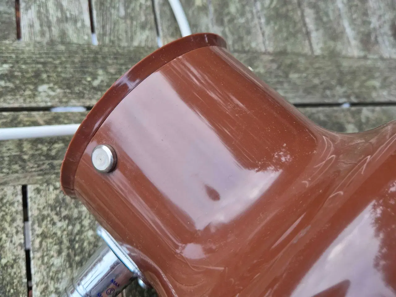 Billede 7 - Herlig chokoladebrun Bumling væglampe 