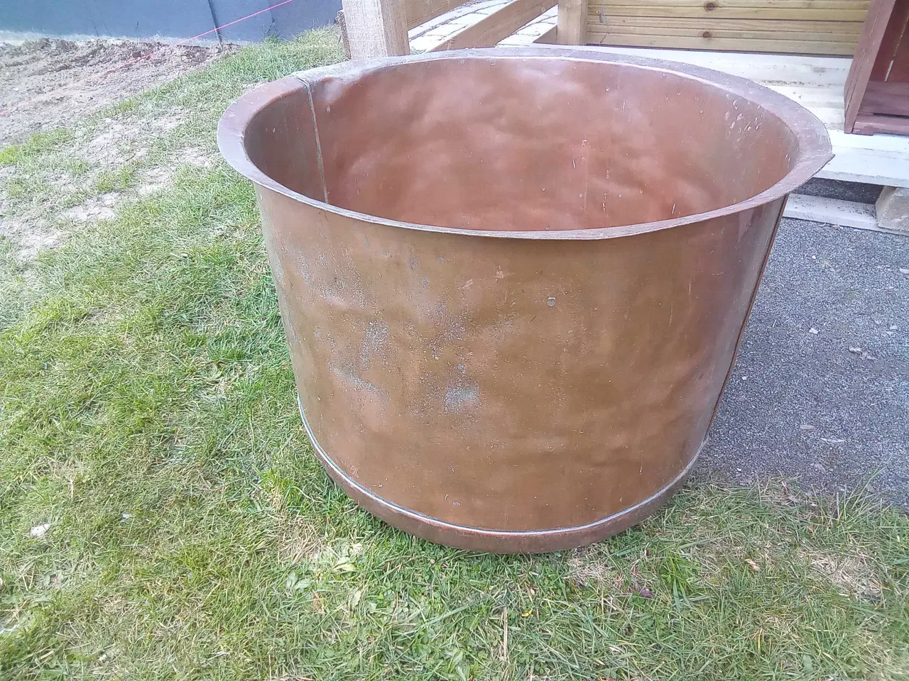 Billede 2 - To smukke gamle kobberbaljer