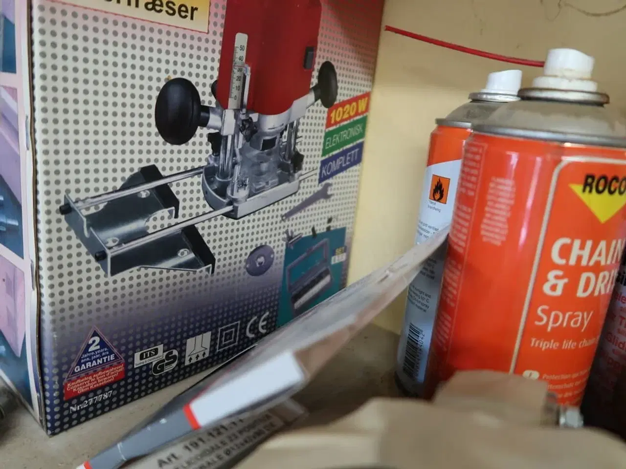 Billede 8 - Div. Skæreklinger, overfræser, værktøj m.m.