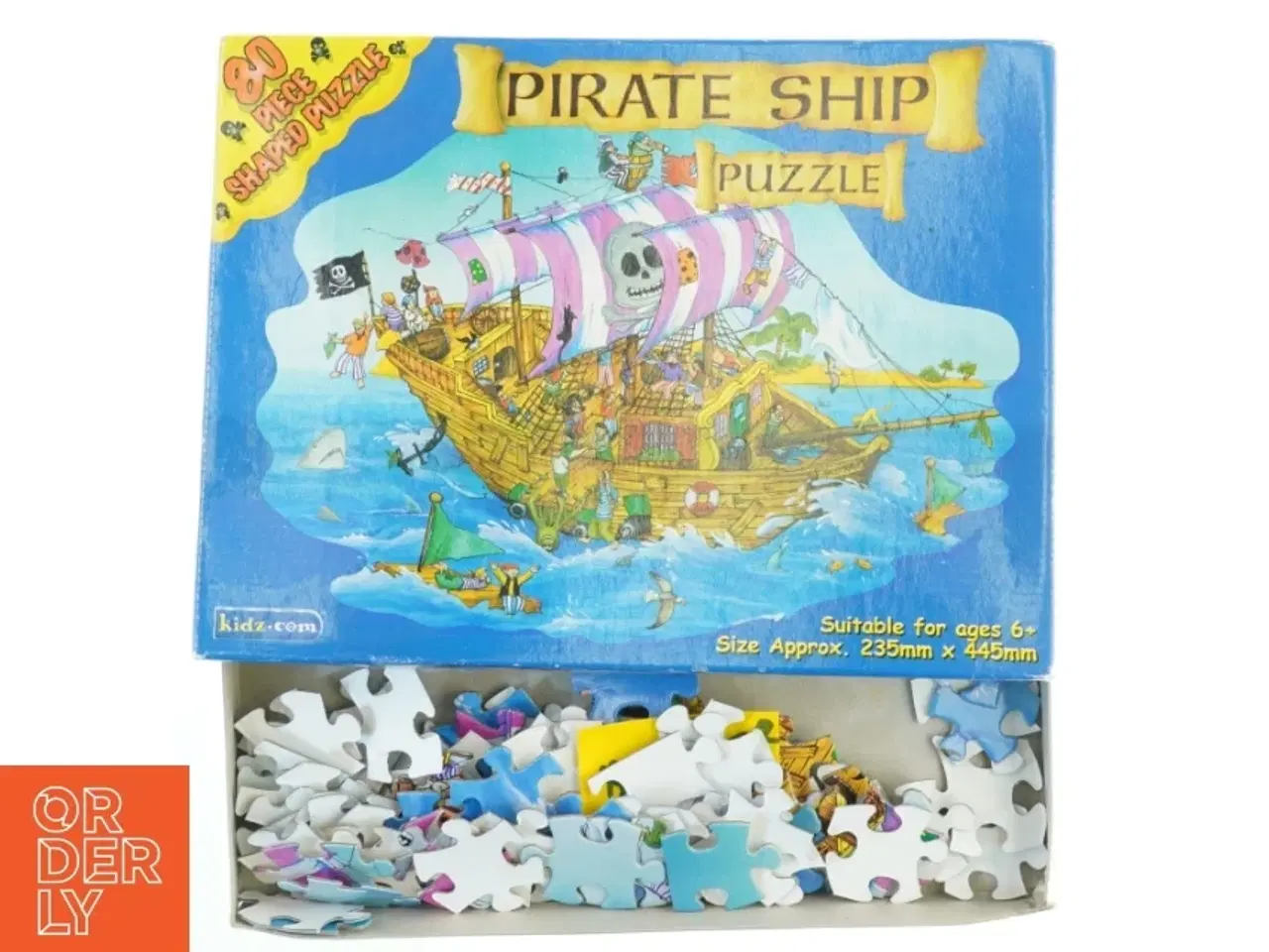 Billede 3 - Piratskibs puslespil fra Kidz (str. 31,5x23 cm)